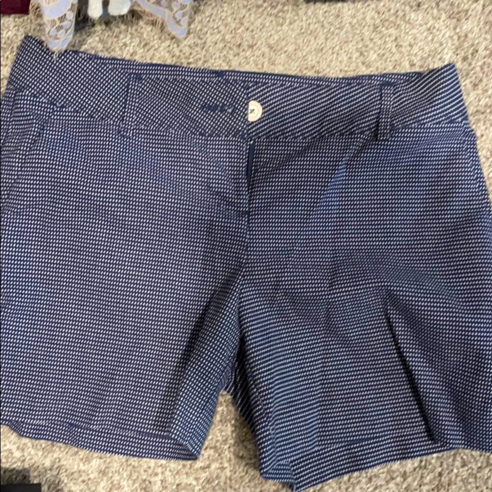 The Limited Blue polka dot shorts